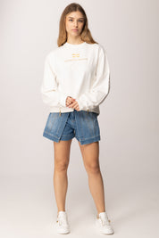 Elisabetta Franchi Bambina Shorts In Denim con Pannelli Frontali EFBE0760DF011.4039