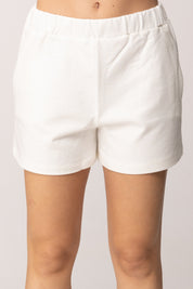 Elisabetta Franchi Bambina Shorts In Felpa con Tasca Logo Cc Sul Retro EFBE0830FF002.0045