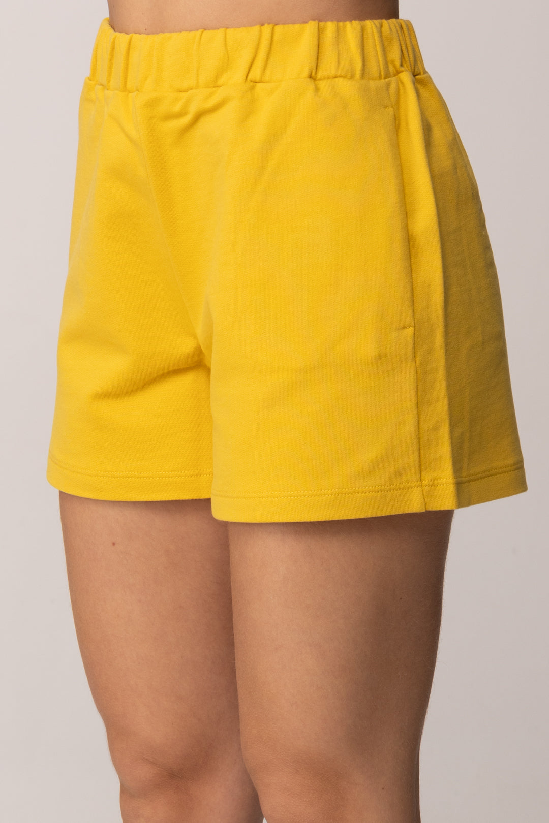 Elisabetta Franchi Bambina Shorts In Felpa con Tasca Logo Cc Sul Retro EFBE0830FF002.2115