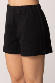 Elisabetta Franchi Bambina Shorts In Felpa con Tasca Logo Cc Sul Retro EFBE0830FF002.N005