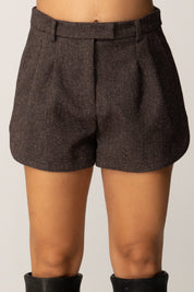 Patrizia Pepe Shorts Sartoriali con Passanti 2P1701 A646 WARM BEIGE CHIN–