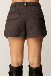 Patrizia Pepe Shorts Sartoriali con Passanti 2P1701 A646 WARM BEIGE CHIN–