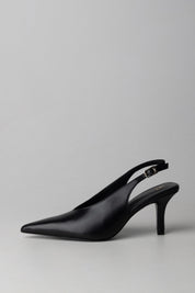 Patrizia Pepe Slingback a Punta con Tacco Medio 8Z0107 L166 NERO
