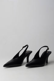 Patrizia Pepe Slingback a Punta con Tacco Medio 8Z0107 L166 NERO