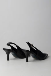Patrizia Pepe Slingback a Punta con Tacco Medio 8Z0107 L166 NERO
