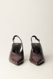 Patrizia Pepe Slingback a Punta con Tacco Medio 8Z0107 L166 PURPLE RED