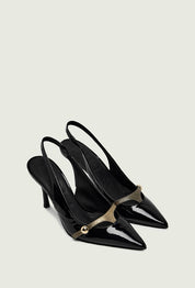 Furla Slingback In Vernice con Dettaglio Gioiello YK87SFE X30000 93300