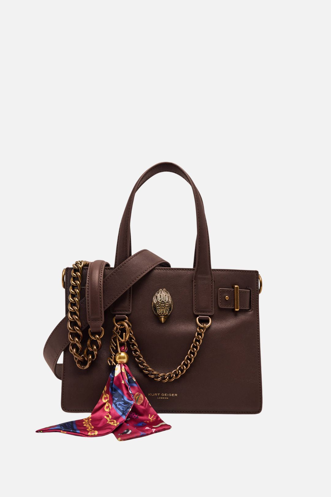 Kurt Geiger Sloane Small Tote 5838630109 BROWN