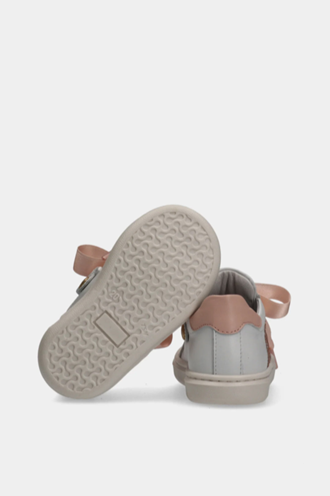 Elisabetta Franchi Bambina Sneaker con Logo e Dettagli a Contrasto F1A9-E0490-0092B078 IVO WHI/PI