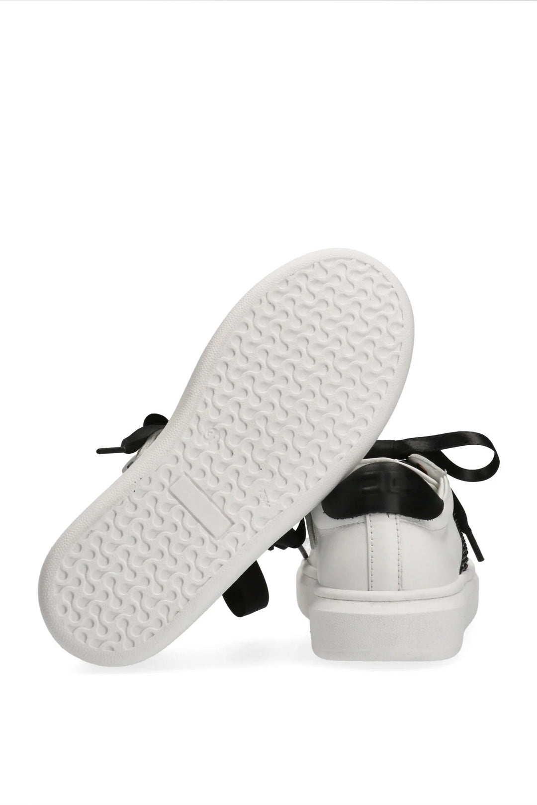 Elisabetta Franchi Bambina Sneaker Low Cut con Logo Cc F4A9-E0504-0092B092 IVO WHI/BL