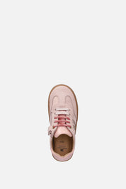 Elisabetta Franchi Bambina Sneaker Suede con Lacci a Contrasto F1A9-E0655-0071359- NUDE