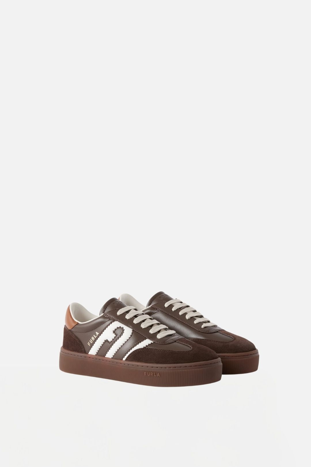 Furla Sneakers Allegra Lace-up In Camoscio e Pelle YM52ALG BX4690 5297S
