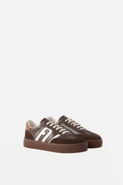 Furla Sneakers Allegra Lace-up In Camoscio e Pelle YM52ALG BX4690 5297S