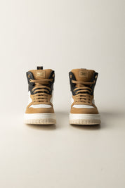 Elisabetta Franchi Bambina Sneakers Alte Multicolore In Pelle con Logo Laterale F4A9-E0350-1321A781 