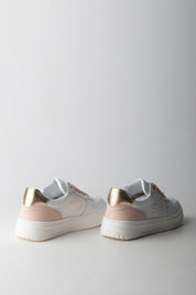 Elisabetta Franchi Bambina Sneakers Basse con Dettagli a Contrasto F4A9-E0523-0092B078 IVO WHI/PI