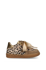 Elisabetta Franchi Bambina Sneakers Maculate con Dettagli Metal Golf F1A9-E0492-1917X673 BEIGE/GOLD