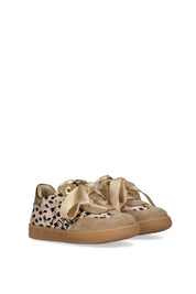 Elisabetta Franchi Bambina Sneakers Maculate con Dettagli Metal Golf F1A9-E0492-1917X673 BEIGE/GOLD