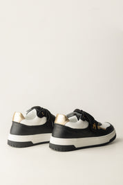 Elisabetta Franchi Bambina Sneakers Multicolore con Logo F4A9-E0344-1251A780 BLACK/IVORY