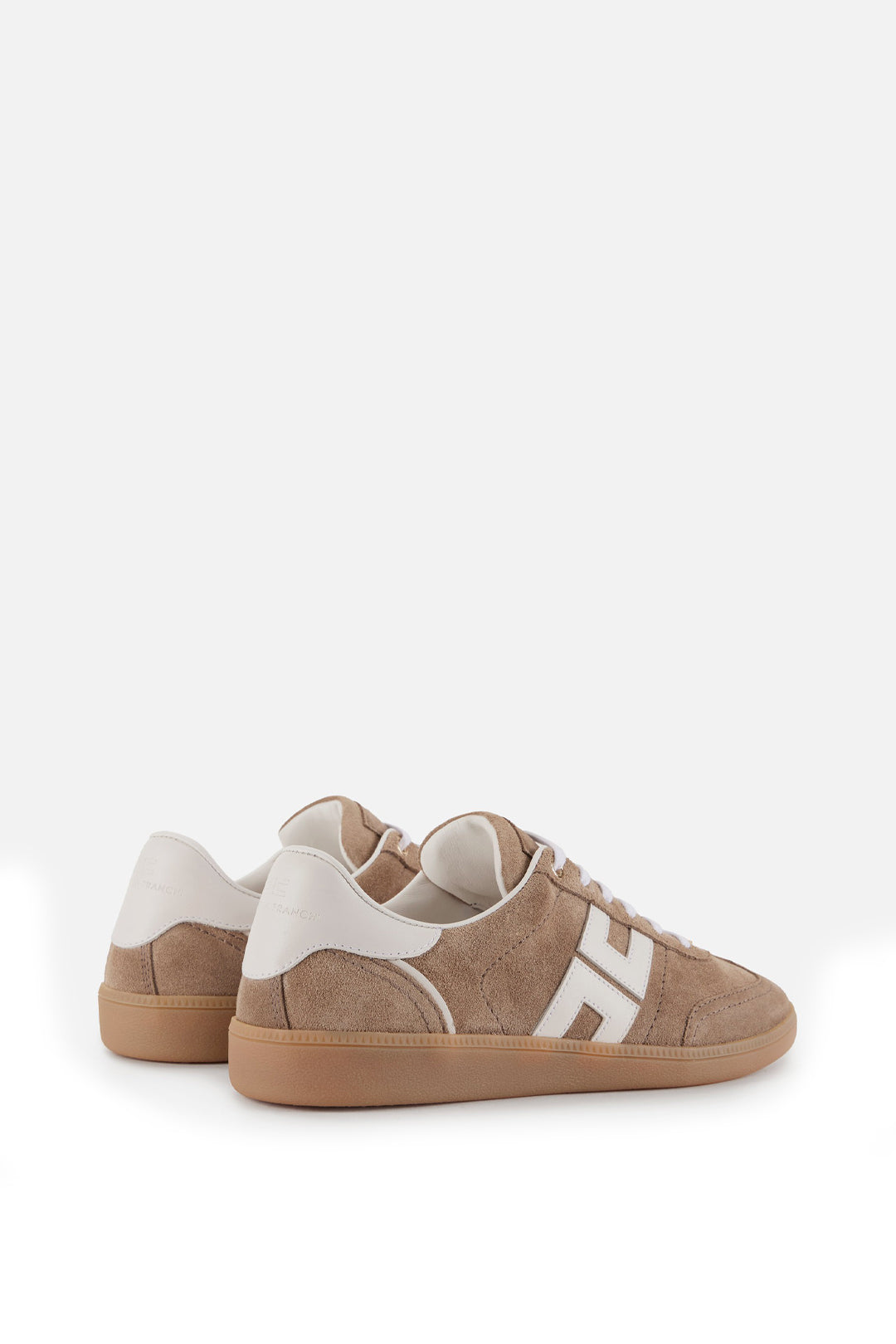 Elisabetta Franchi Sneakers Scamosciate con Logo Cc SA61G61E2 ARGILLA/AVORIO