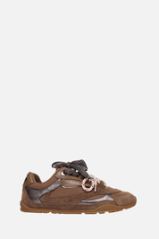 Pinko Sneakers Yulia In Pelle e Tessuto SS0185P076L72 MORO