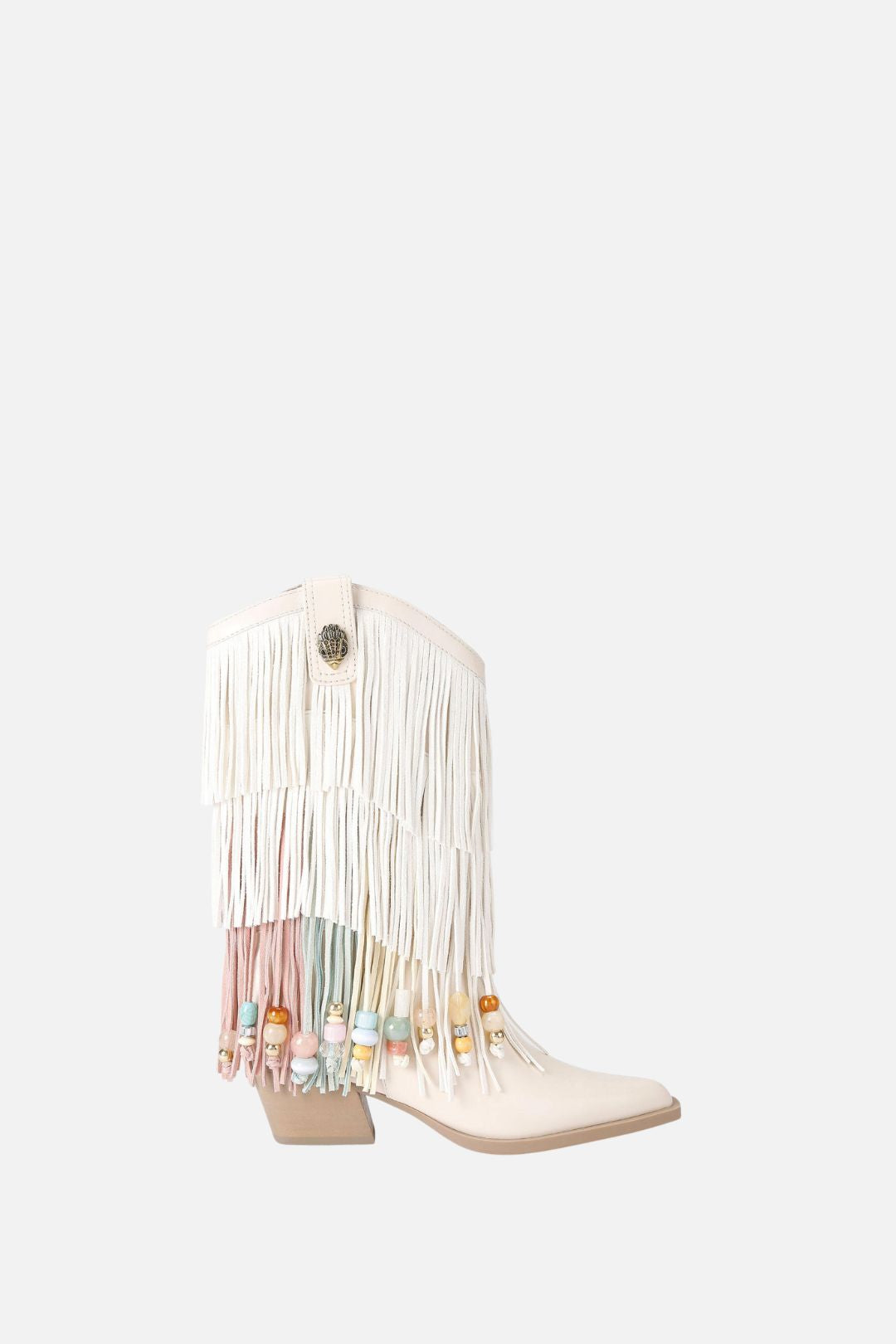 Kurt Geiger Stivale Albany Fringe 6194436209 TAN COMB