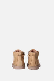 Elisabetta Franchi Bambina Stivaletti Stringati con Logo e Dettagli Gioiello F1A5-E0692-0124C031 DAINO