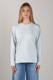 Elisabetta Franchi Bambina T-shirt a Maniche Lunghe con Logo Embossed EFTS272CJE018.1069