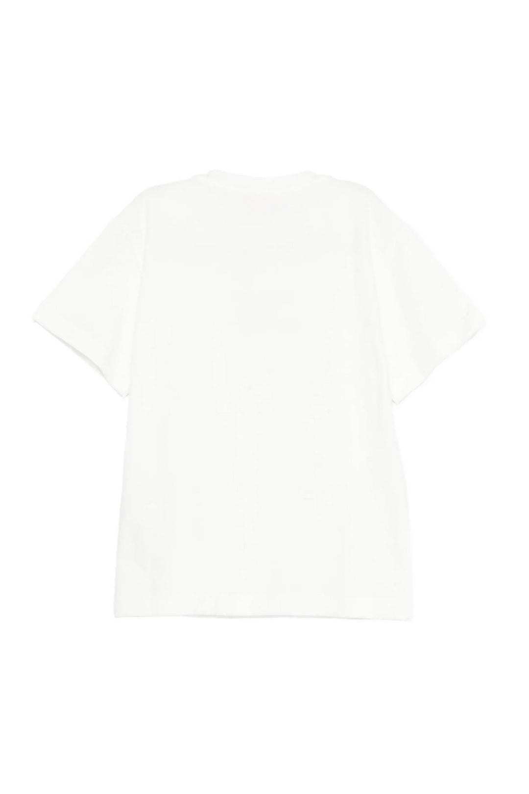 Elisabetta Franchi Bambina T-shirt con Logo Cc Effetto Metallico EGTS1070JE006.0115