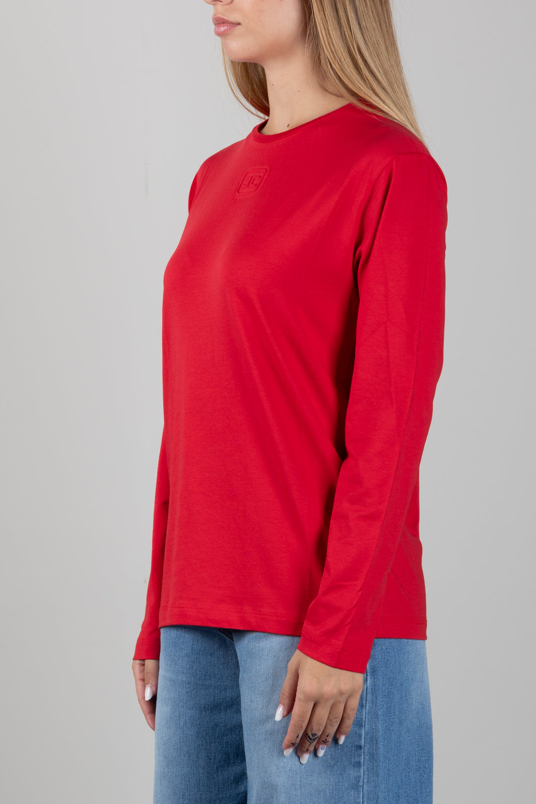 Elisabetta Franchi Bambina T-shirt con Logo Embossed EFTS272CJE018.3028