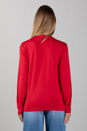 Elisabetta Franchi Bambina T-shirt con Logo Embossed EFTS272CJE018.3028