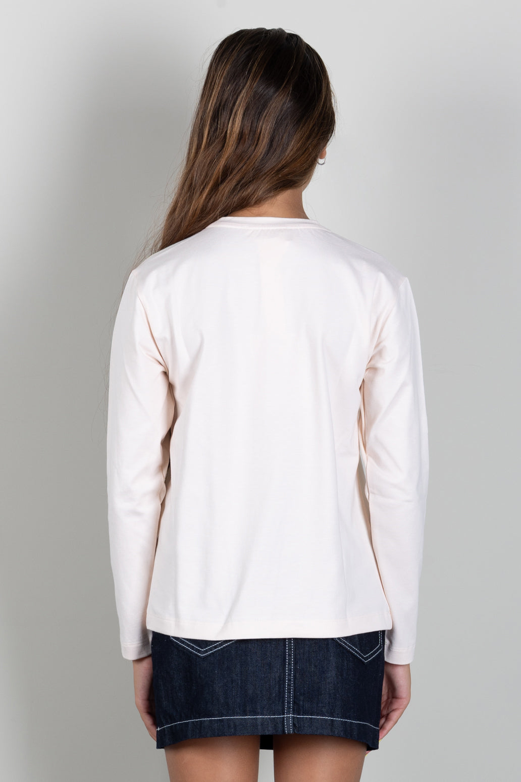 Elisabetta Franchi Bambina T-shirt con Logo Embossed EFTS272CJE018.C063