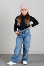 Elisabetta Franchi Bambina T-shirt con Logo Embossed EFTS272CJE018.N000