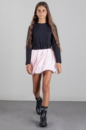 Elisabetta Franchi Bambina T-shirt con Logo Embossed EFTS272CJE018.N000