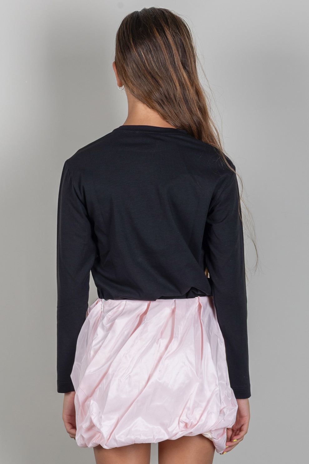 Elisabetta Franchi Bambina T-shirt con Logo Embossed EFTS272CJE018.N000