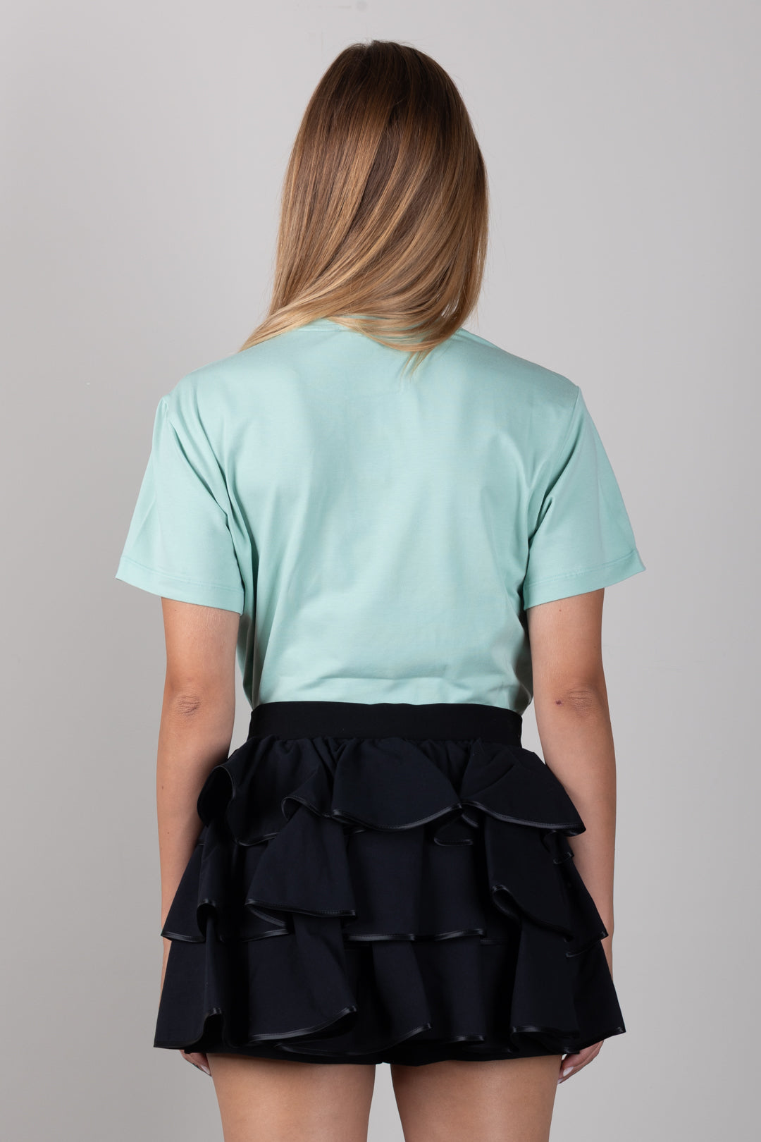 Elisabetta Franchi Bambina T-shirt con Logo In Strass EFTS271CJE018.1069
