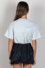 Elisabetta Franchi Bambina T-shirt con Logo Ricamato EFTS265CJE018.1069