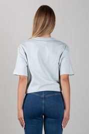 Elisabetta Franchi Bambina T-shirt con Logo Ricamato EFTS265CJE018.1069