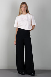 Elisabetta Franchi Bambina T-shirt con Logo Ricamato EFTS265CJE018.C063
