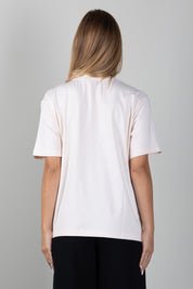 Elisabetta Franchi Bambina T-shirt con Logo Ricamato EFTS265CJE018.C063