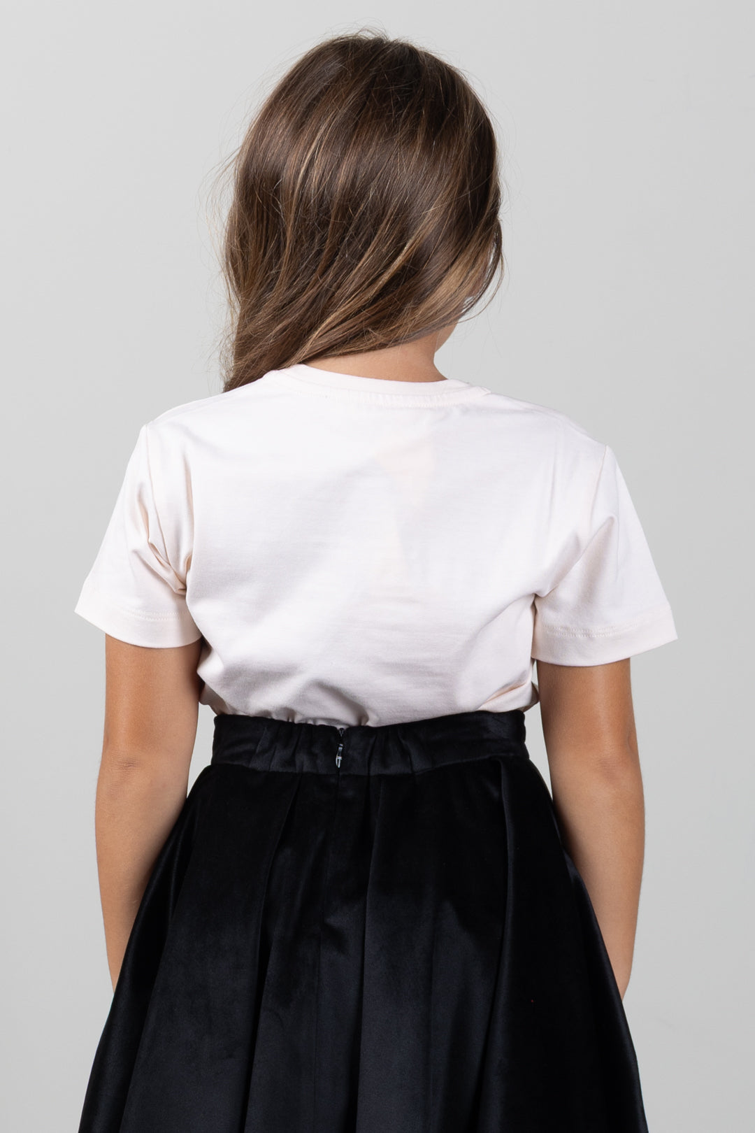 Elisabetta Franchi Bambina T-shirt con Logo Ricamato EFTS268CJE018.C463
