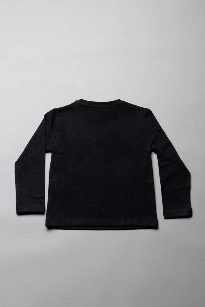 Elisabetta Franchi Bambina T-shirt con Logo Ricamato Tono Su Tono EGTS122CJE018.N000