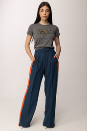 Pinko T-shirt con Maxi Logo Love Birds In Castoni 100535 A33F K10