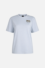 Pinko T-shirt con Ricamo Gioiello Love Birds 105526 A33F E87