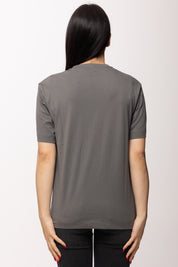 Pinko T-shirt con Ricamo Gioiello Love Birds 105526 A33F K10