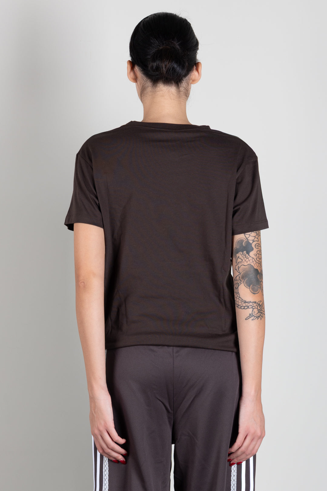Aniye By T-shirt con Stampa "iconica" a Contrasto 181332 CHOCO :AI26