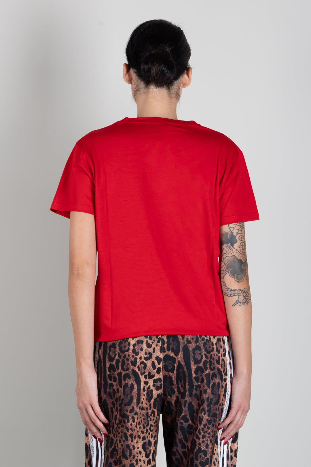 Aniye By T-shirt con Stampa "velenosa" a Contrasto 181330 RED :AI26
