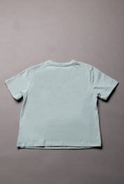 Elisabetta Franchi Bambina T-shirt Girocollo con Collana Gioiello e Logo In Strass EFTS264CJE018.1069