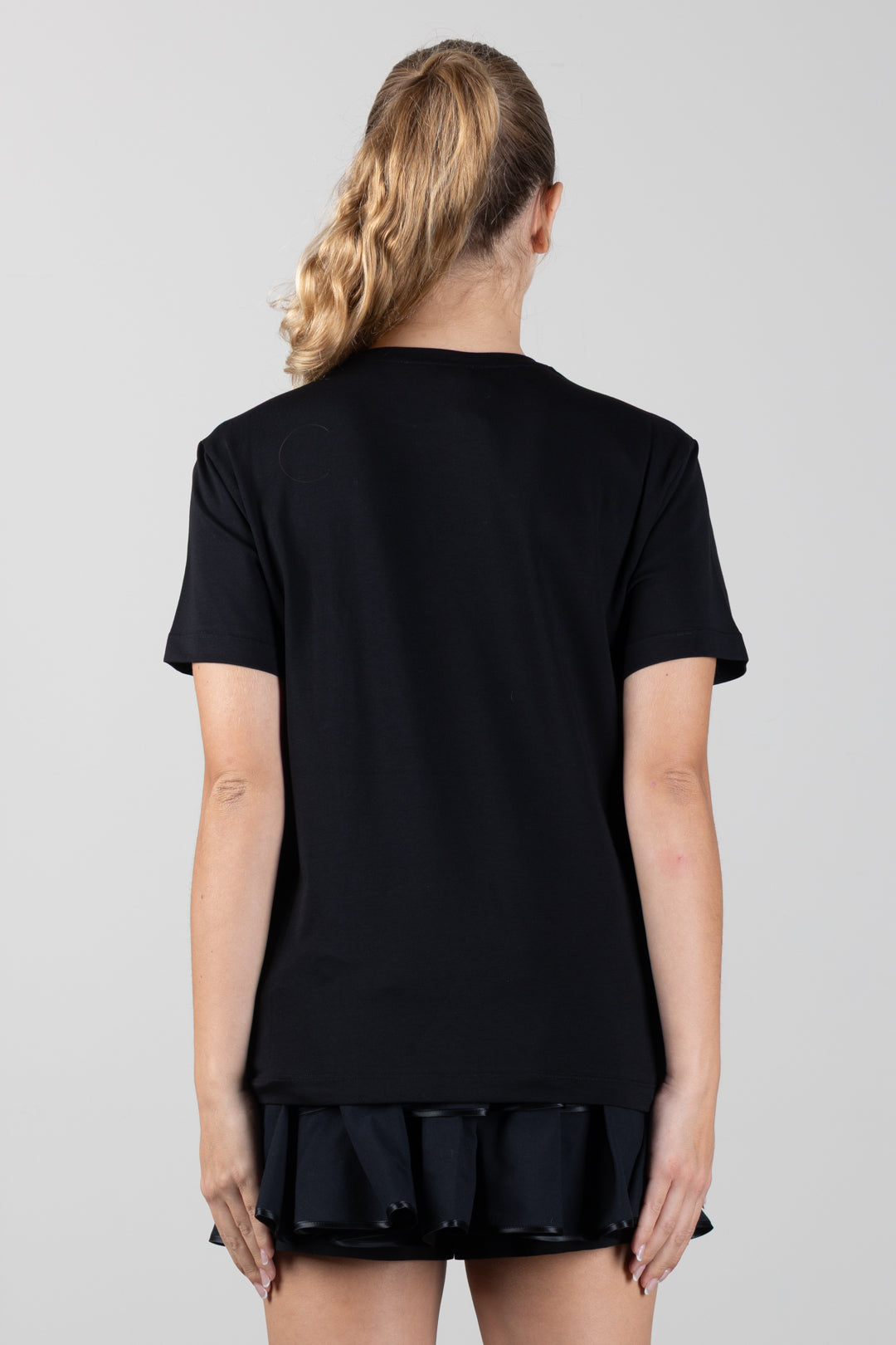 Elisabetta Franchi Bambina T-shirt Girocollo con Logo Spessorato EFTS269CJE018.N000