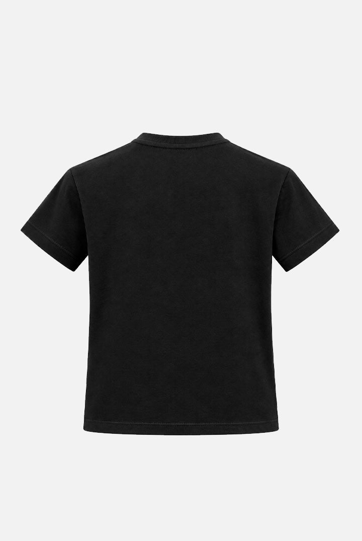 Elisabetta Franchi Bambina T-shirt Girocollo con Logo Spessorato EFTS269CJE018.N000