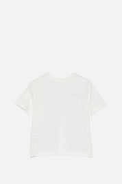 Elisabetta Franchi Bambina T-shirt Girocollo con Stampa Logo EFTS267CJE018.0045